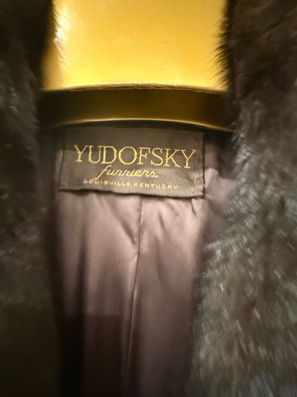 Vintage Yudofsky Furriers Full Length Dark Brown Mink Fur Coat - Picture 16 of 16